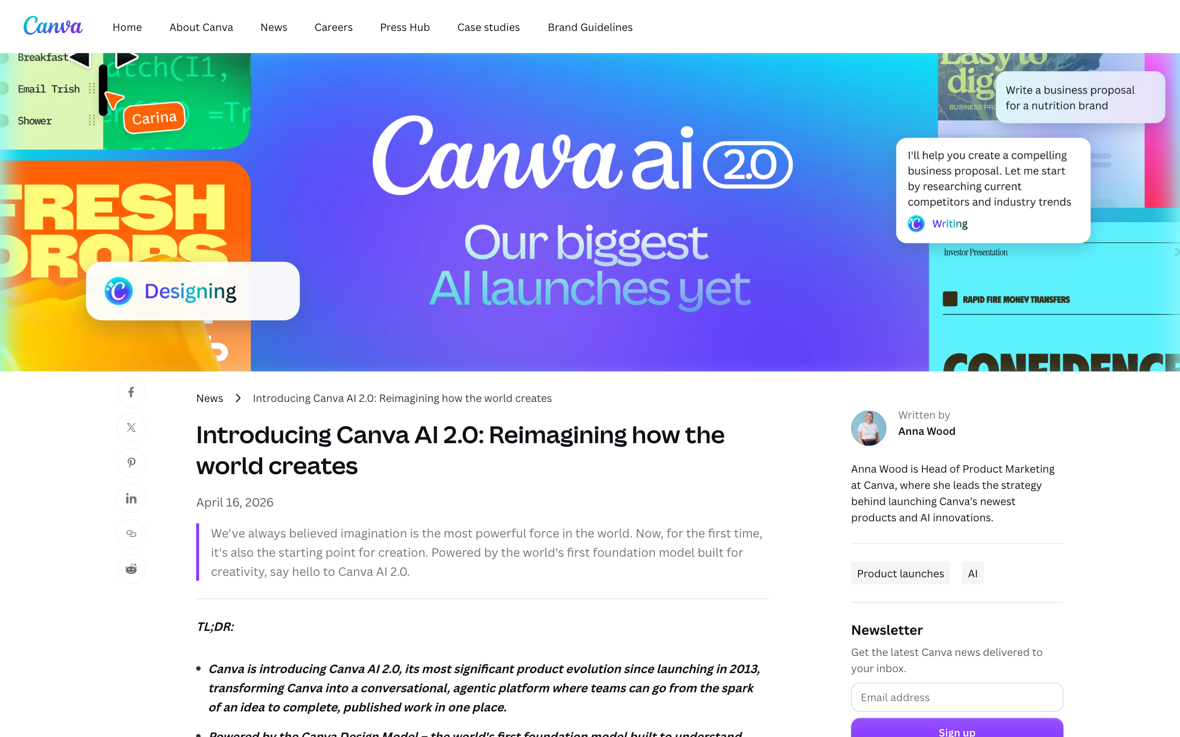 Canva AI 2.0